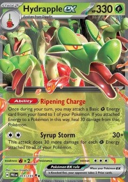 Hydrapple ex PRE-011 Double Rare Near Mint Englisch