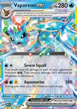 Aquana ex PRE-023 Double Rare Excellent Deutsch