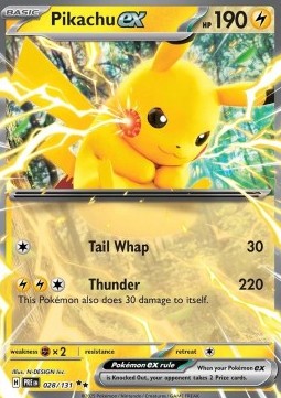 Pikachu ex PRE-028 Double Rare Excellent Deutsch