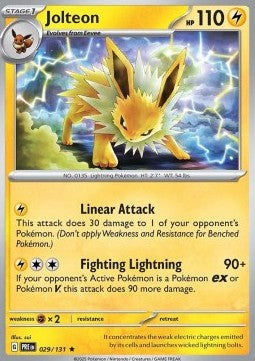 Jolteon PRE-029 Rare Excellent Englisch