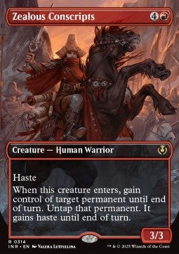 Zealous Conscripts XINR-314 Rare Near Mint Englisch