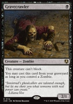 Gravecrawler INR-114 Rare Good Englisch Foil