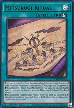 Mitsurugi Ritual (V.1) SUDA-095 Ultra Rare Good Englisch 1. Auflage