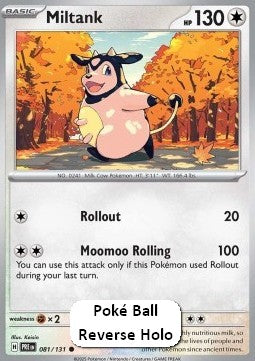 Miltank xPRE-081 Common Good Englisch Reverse Holo