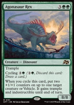 Agonasaur Rex DFT-151 Rare Excellent Englisch