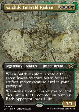 Aatchik, Emerald Radian XDFT-360 Rare Near Mint Englisch Foil