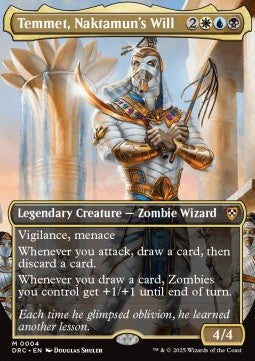Temmet, der Wille Naktamuns DRC-4 Mythic Near Mint Deutsch Foil