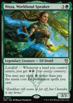 Nissa, Sprecherin der Weltenseele DRC-13 Rare Near Mint Deutsch