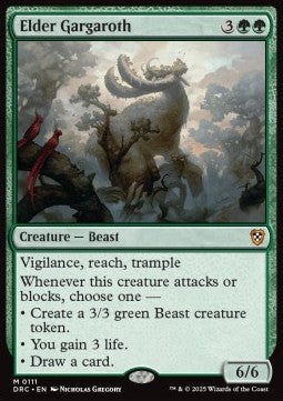 Gargaroth-Ältester DRC-111 Mythic Near Mint Deutsch