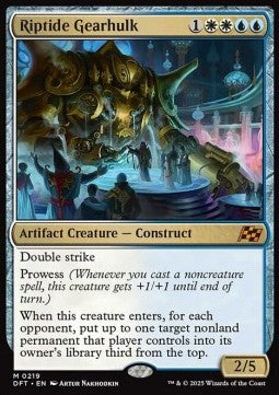 Riptide Gearhulk DFT-219 Mythic Near Mint Englisch Foil