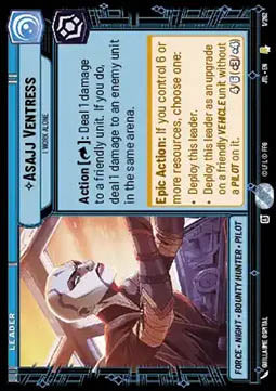 Asajj Ventress, I Work Alone JTL-001 Rare NM Englisch