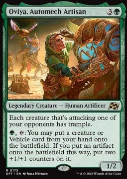 Oviya, Automech Artisan DFT-173 Rare Excellent Englisch Foil