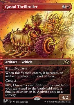 Gastal Thrillroller XDFT-313 Rare Near Mint Englisch Foil