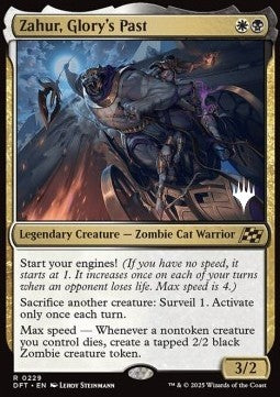 Zahur, Glory's Past PDFT-229 Rare Near Mint Englisch