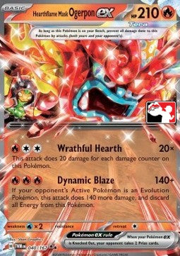 Ofenmaske Ogerpon ex PPS6-TWM 040 Promo Near Mint Deutsch