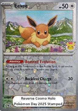 Eevee xPRE-074 Promo Near Mint Englisch Reverse Holo