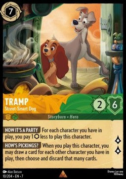 Tramp - Street‐Smart Dog 7ARI-10 Rare Excellent Englisch