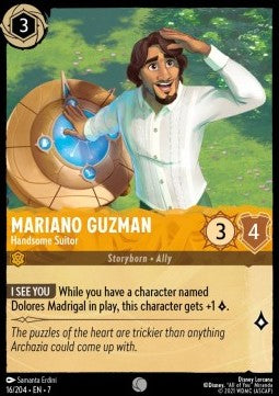 Mariano Guzman - Handsome Suitor 7ARI-16 Common Excellent Englisch Foil