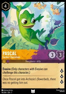 Pascal - Garden Chameleon 7ARI-19 Uncommon Excellent Englisch