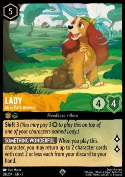 Lady - Miss Park Avenue 7ARI-28 Super Rare Excellent Englisch