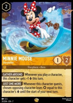 Minnie Mouse - Storyteller 7ARI-31 Legendary Near Mint Englisch