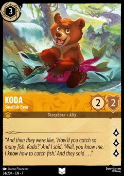 Koda - Bärenjunge 7ARI-34 Uncommon Near Mint Deutsch Foil