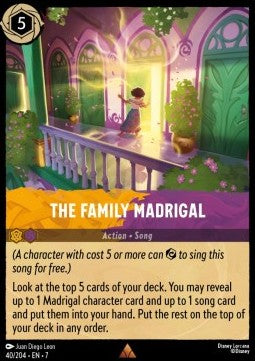 The Family Madrigal 7ARI-40 Rare Excellent Englisch