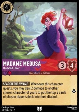 Madam Medusa - Diamantenliebhaberin 7ARI-53 Uncommon Near Mint Deutsch Foil