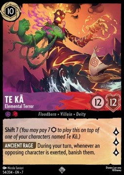 Te Kā - Elemental Terror 7ARI-54 Super Rare Excellent Englisch