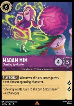 Madam Mim - Cheating Spellcaster 7ARI-56 Rare Excellent Englisch