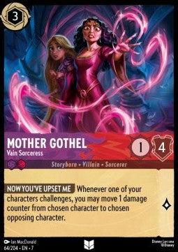 Mutter Gothel - Eitle Magierin 7ARI-64 Uncommon Near Mint Deutsch Foil