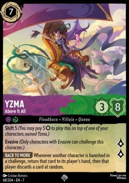 Yzma - Above It All 7ARI-68 Super Rare Excellent Englisch