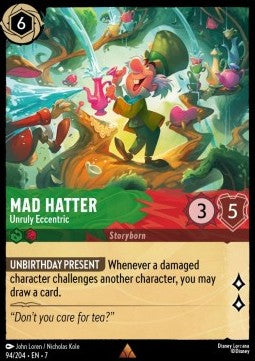 Mad Hatter - Unruly Eccentric 7ARI-94 Rare Excellent Englisch