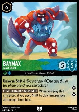 Baymax - Riesiger Roboter 7ARI-104 Uncommon Near Mint Deutsch