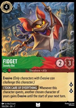 Greifer - Hinterhältige Fledermaus 7ARI-106 Uncommon Near Mint Deutsch Foil