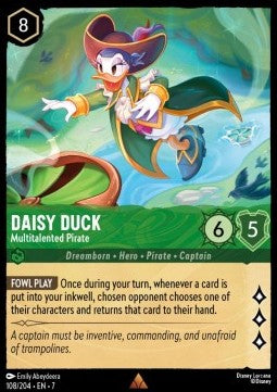Daisy Duck - Multitalented Pirate 7ARI-108 Rare Excellent Englisch