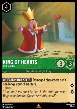 King of Hearts - Picky Ruler 7ARI-111 Rare Excellent Englisch