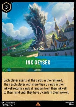 Ink Geyser 7ARI-119 Rare Excellent Englisch