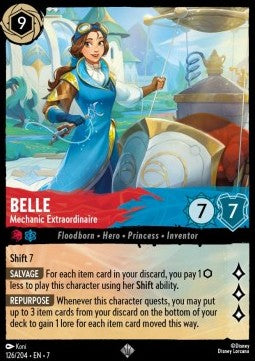 Belle - Mechanikerin der Extraklasse 7ARI-126 Super Rare Near Mint Deutsch Foil