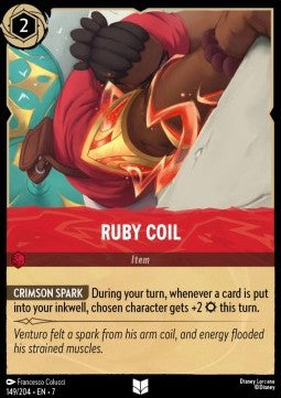 Ruby Coil 7ARI-149 Uncommon Excellent Englisch Foil