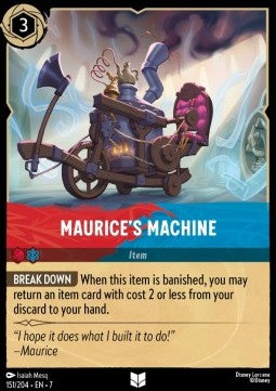 Maurice' Maschine 7ARI-151 Uncommon Near Mint Deutsch Foil
