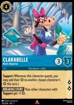 Clarabelle - News Reporter 7ARI-153 Rare Excellent Englisch