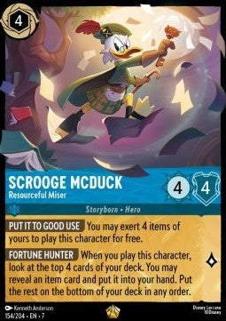 Dagobert Duck - Einfallsreicher Geizhals 7ARI-154 Legendary Near Mint Deutsch Foil
