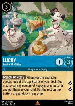 Lucky - Runt of the Litter 7ARI-160 Rare Excellent Englisch