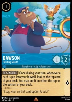 Dawson - Puzzling Sleuth 7ARI-161 Rare Excellent Englisch