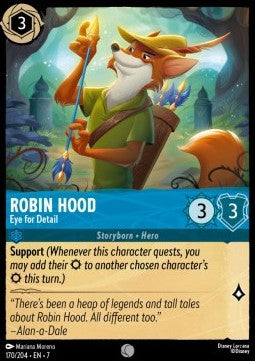 Robin Hood - Eye for Detail 7ARI-170 Common Excellent Englisch Foil