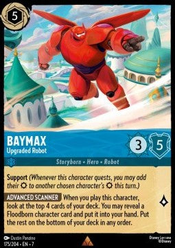 Baymax - Upgraded Robot 7ARI-175 Rare Excellent Englisch