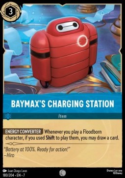 Baymax's Charging Station 7ARI-180 Common Excellent Englisch Foil