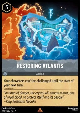 Restoring Atlantis 7ARI-201 Rare Excellent Englisch Foil