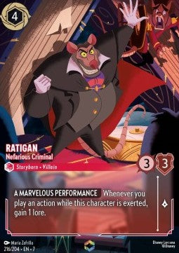 Rattenzahn - Ruchloser Verbrecher (V.2) 7ARI-216 Enchanted Excellent Deutsch Foil